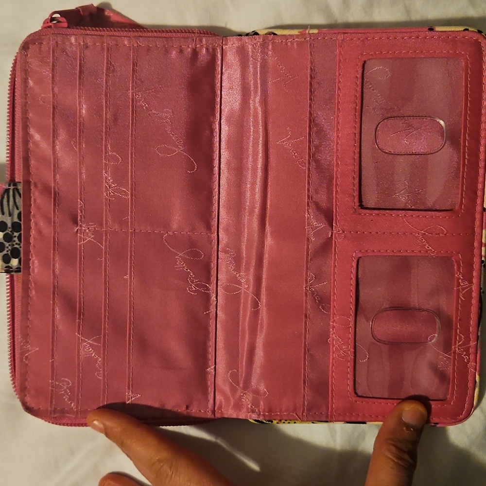 Vera Bradley Priscilla Pink matching bag and wallet - Picture 12 of 14